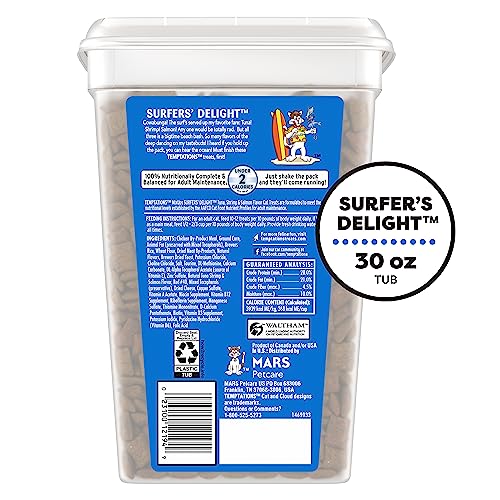 Surfer's Delight Cat Treats, 30 oz Tub