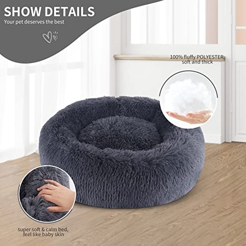 Soft Plush Cat Bed for Indoor Pets