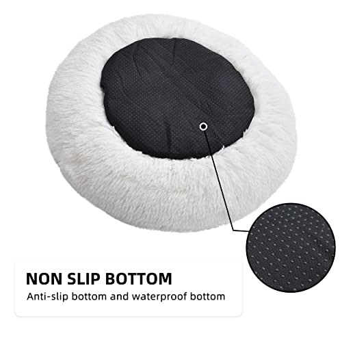 Soft and Fluffy Round Cat Bed – 20inch