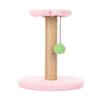 Pink Cat Scratching Post with Flower Platform