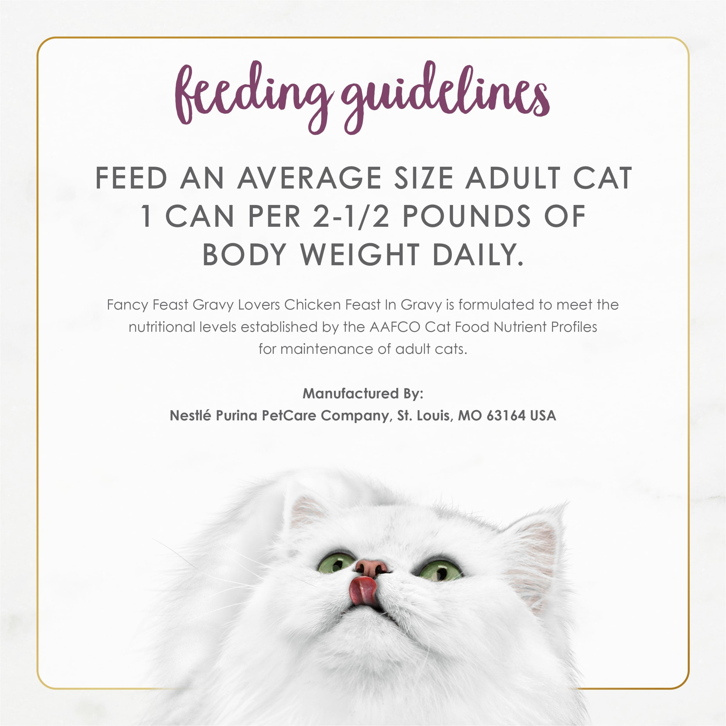 Fancy Feast Chicken Gravy Lovers, 3oz Can