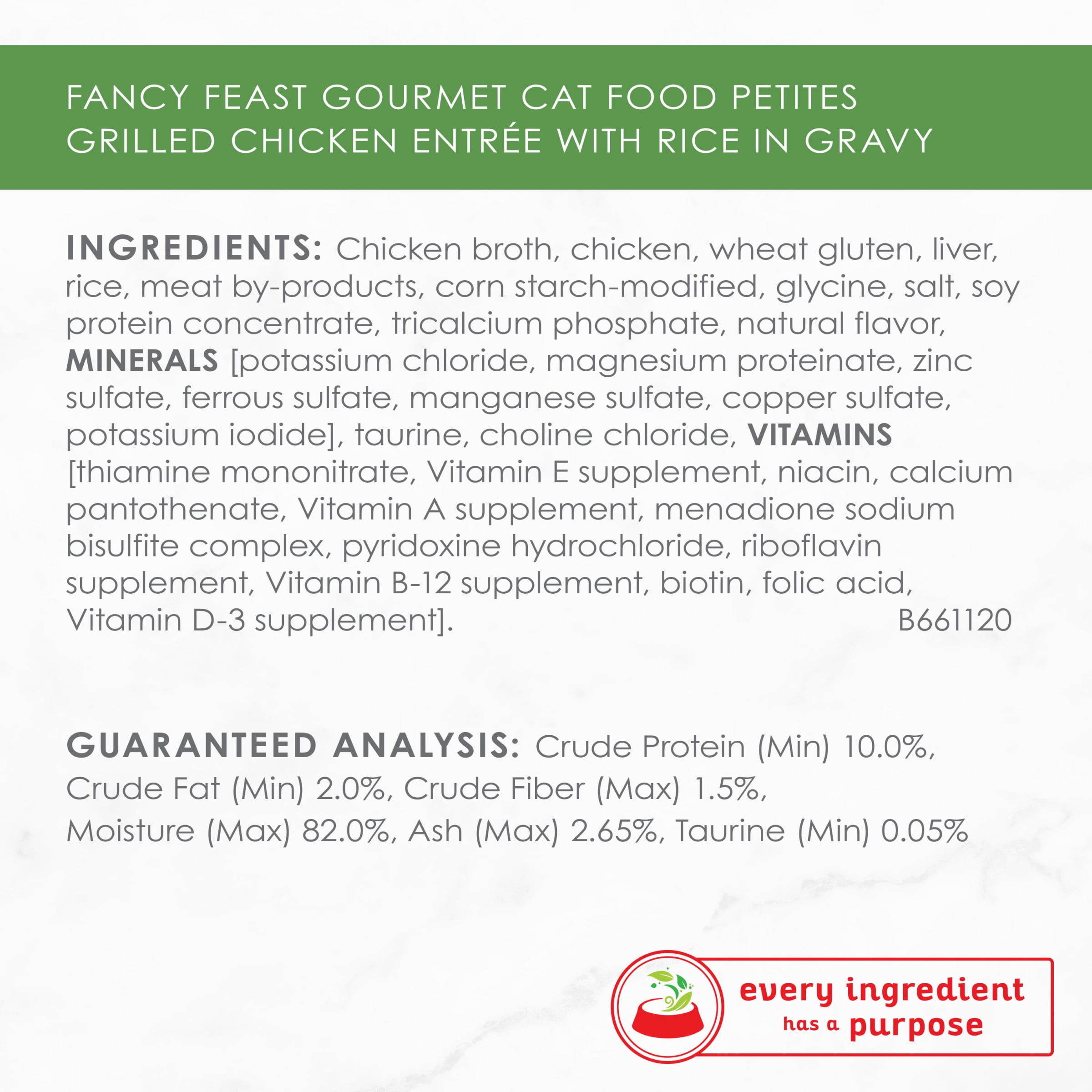 Grilled Chicken Gourmet Wet Cat Food Tub