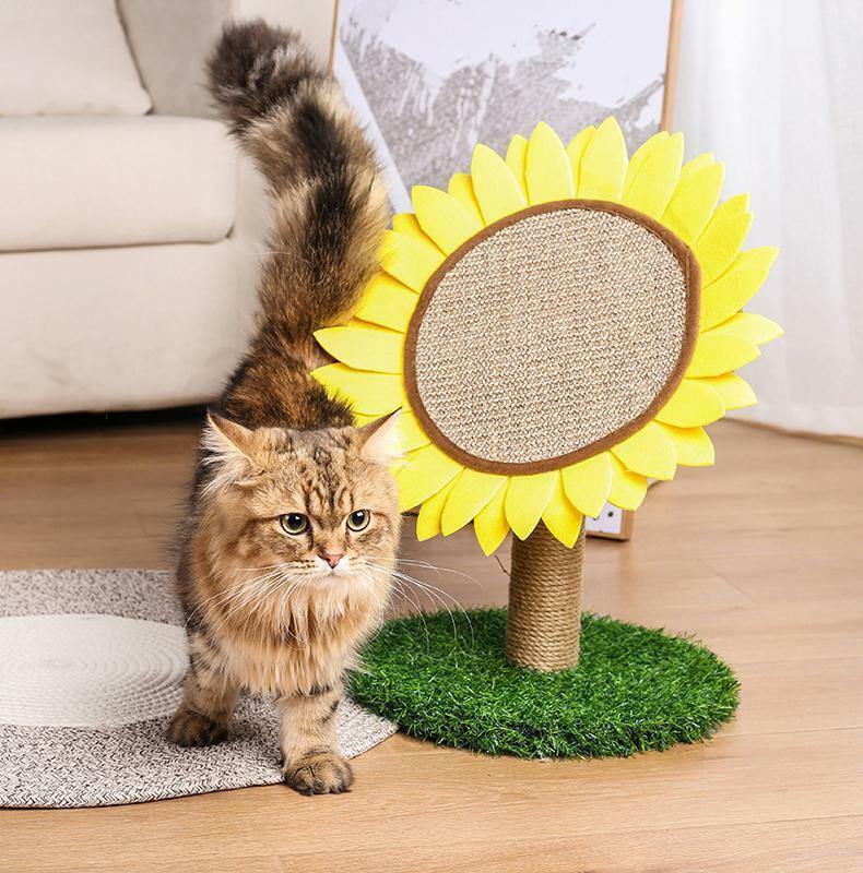 Sunflower Cat Tree & Scratching Post