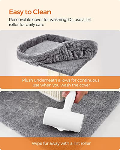 Feandrea Cat Scratching Post with Plush Perch