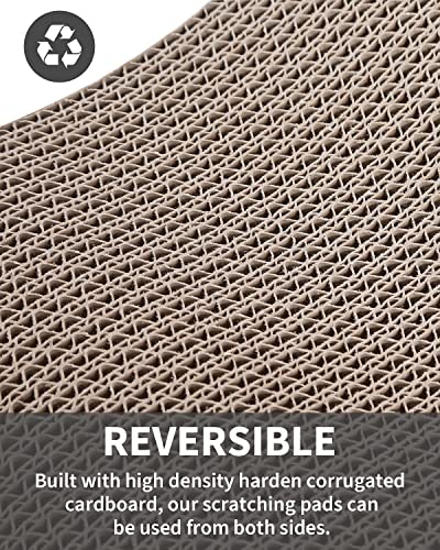 Pack of 4 Cat Scratching Pads with Catnip