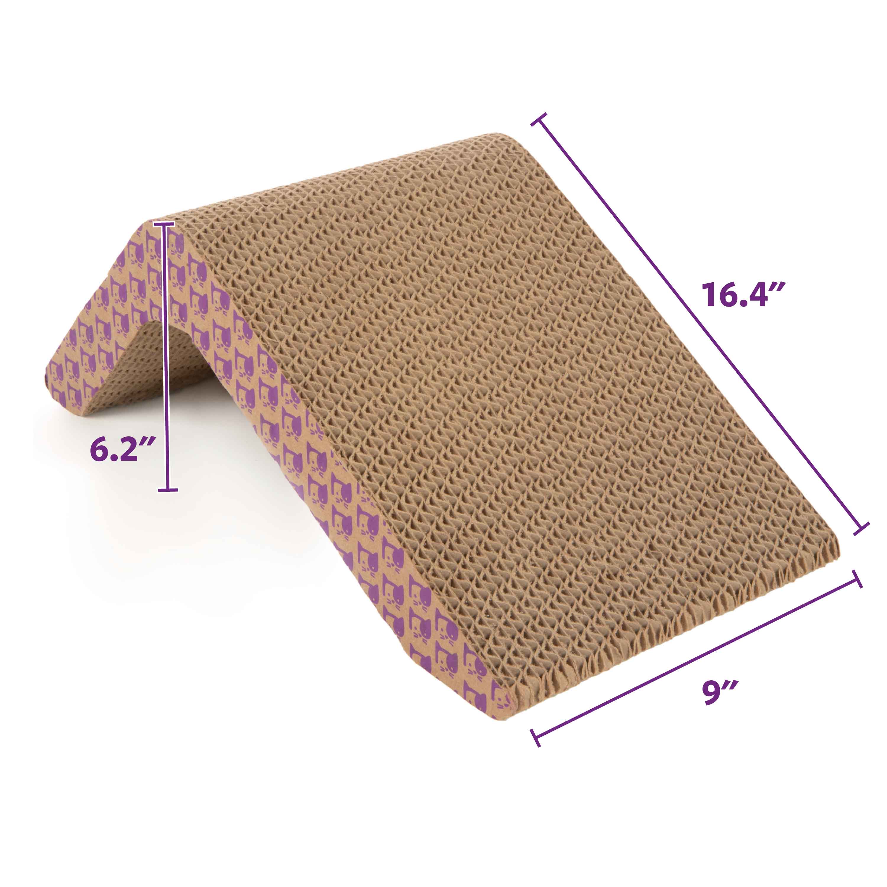 SmartyKat Scratch Ladder Angled Catnip-Infused Corrugate Cat Scratcher