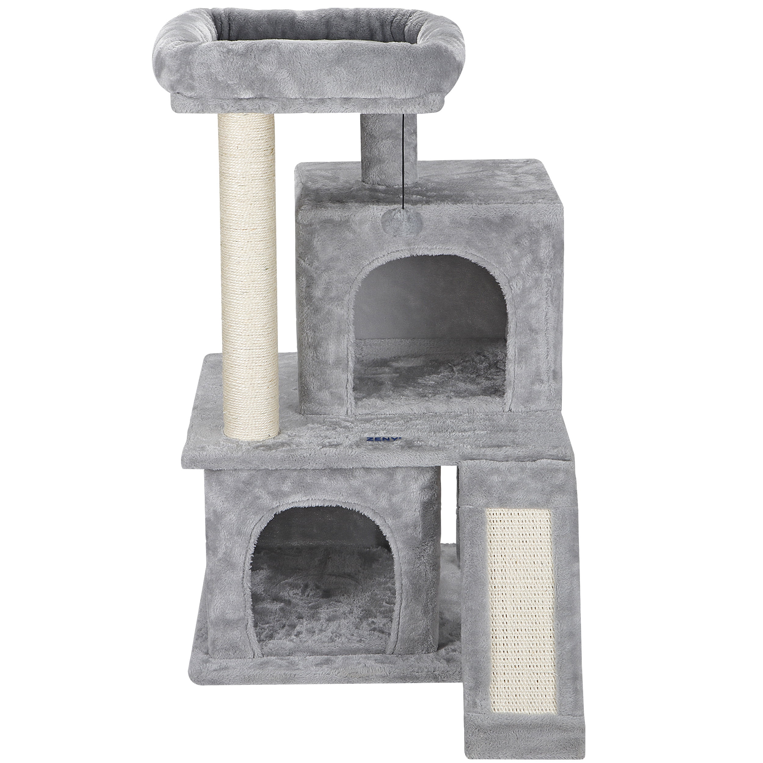 ZENY Gray Cat Tree & Condo Tower