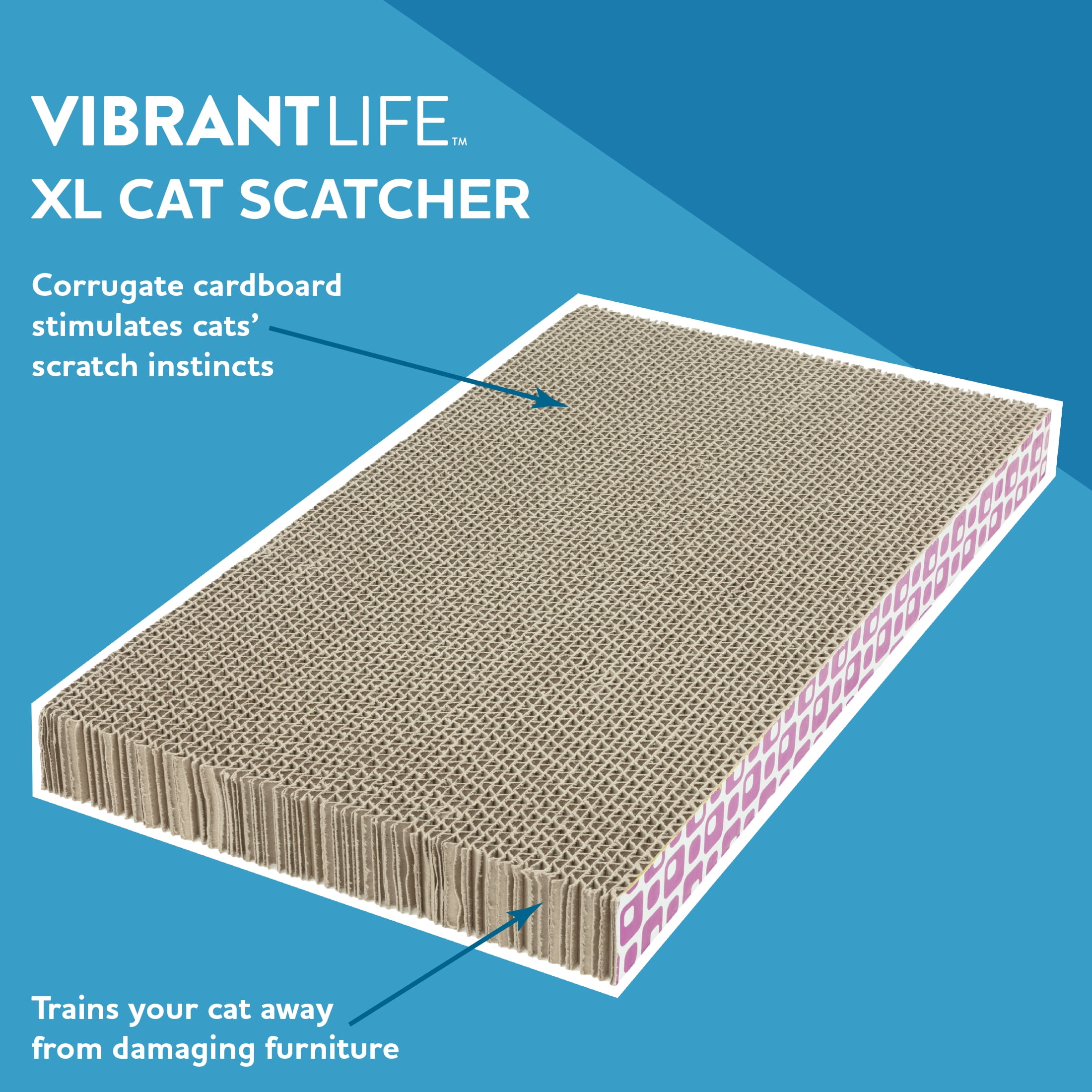 XL Durable Cat Scratcher Pad - Cats Toy