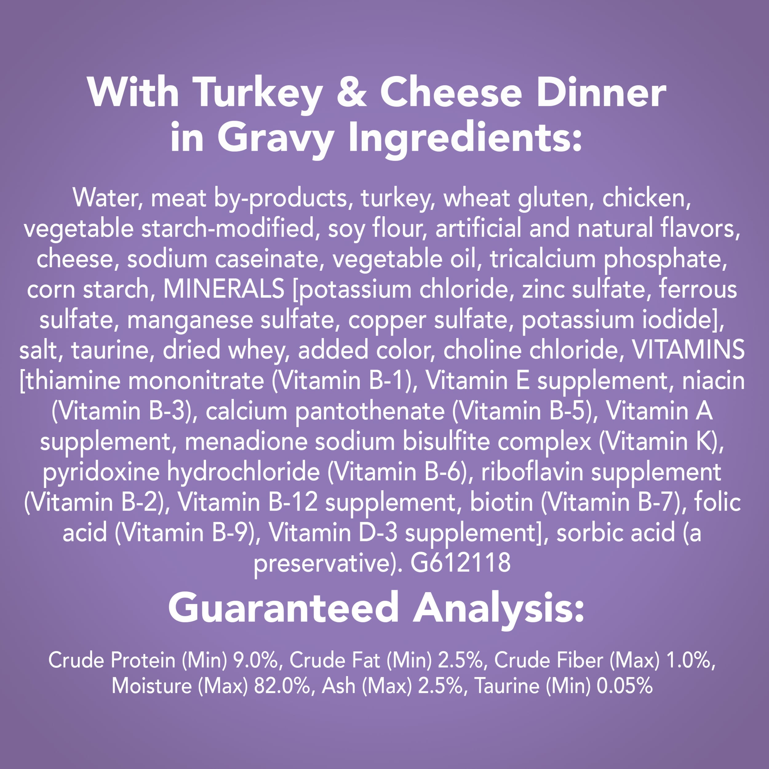 Turkey and Cheese Gravy Cat Food Can