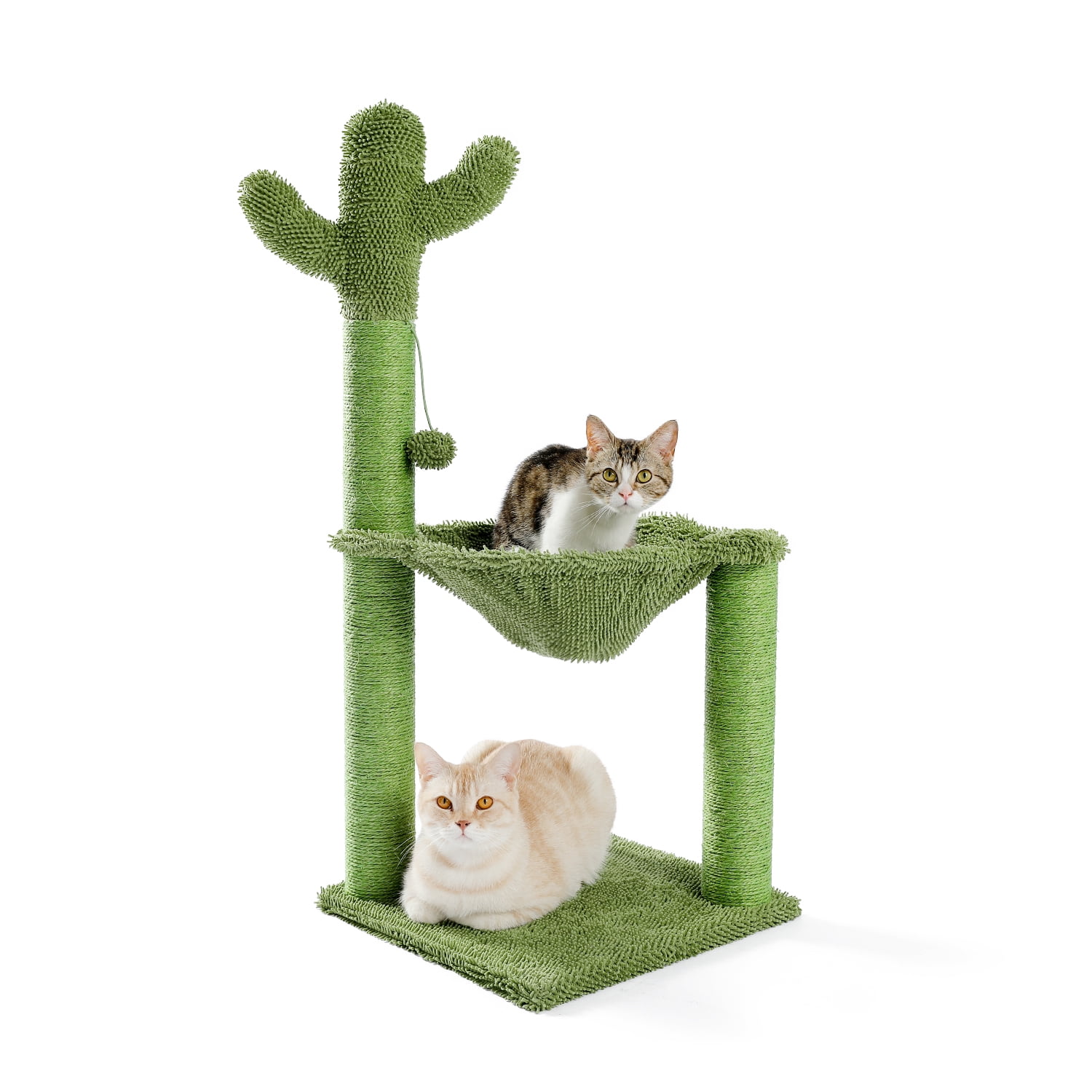 36.8" Tall Green Cat Scratching Post