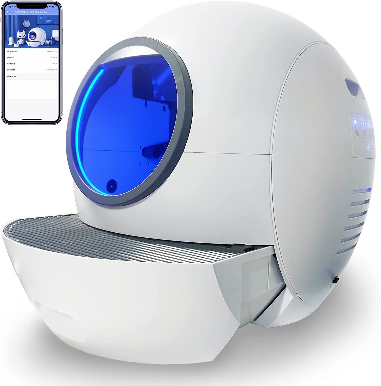 Smart Self-Cleaning WiFi Litter Box