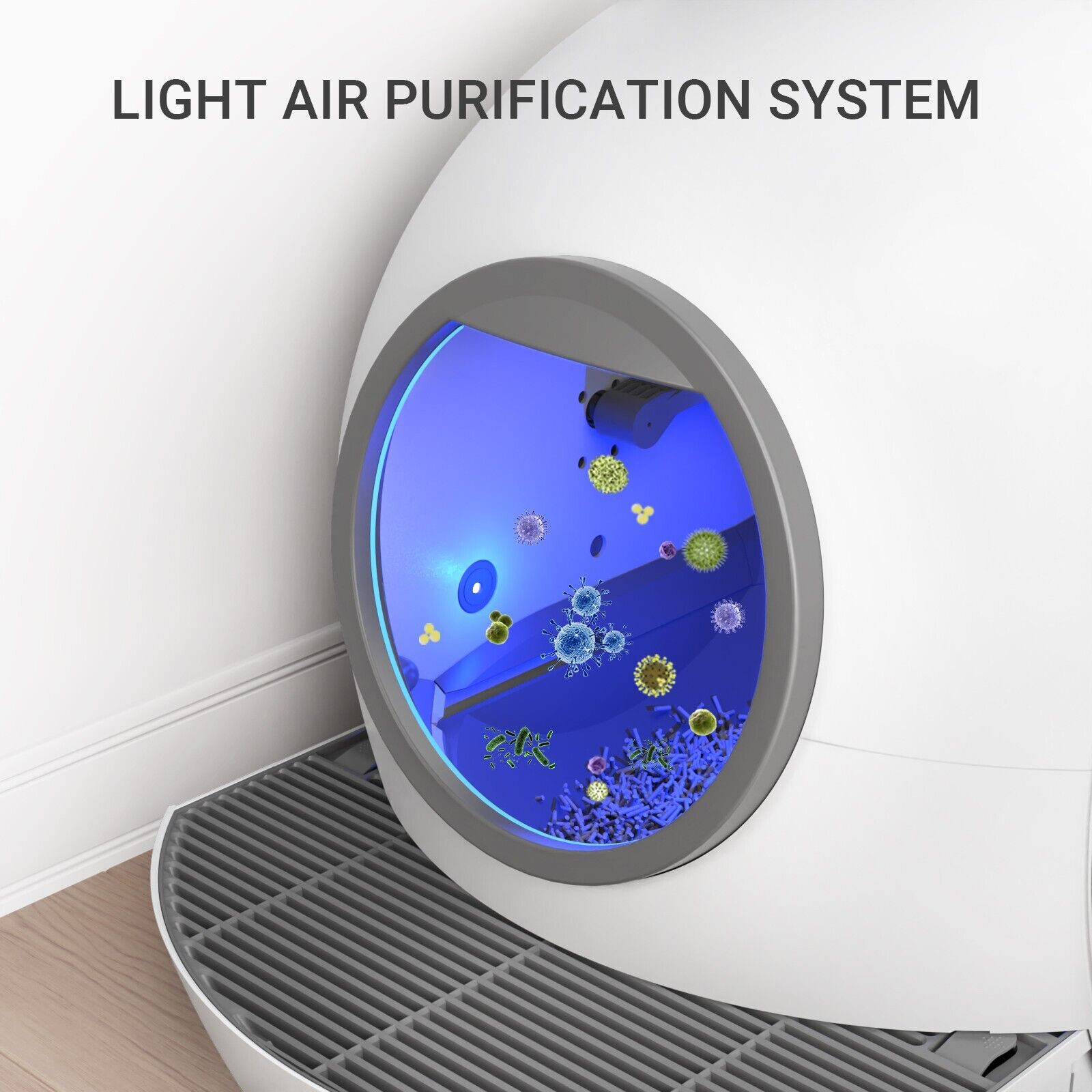 Smart Self-Cleaning WiFi Litter Box