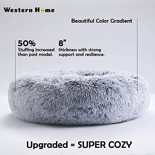 Faux Fur Calming Cat Bed for Indoor Pets