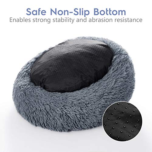 rabbitgoo Fluffy Cat Bed for Indoors, Medium