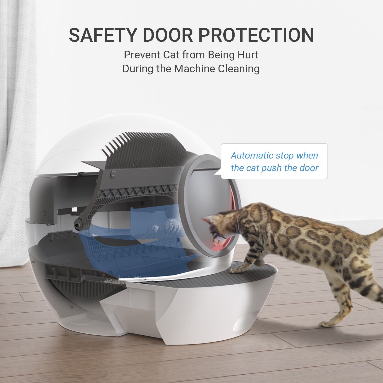 Smart Self-Cleaning WiFi Litter Box