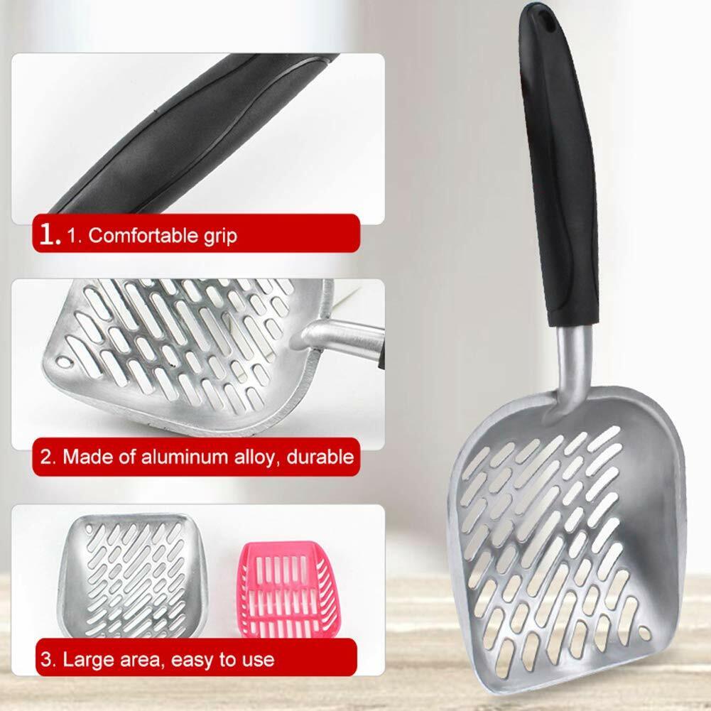Metal Cat Litter Scooper for Cleaning Box