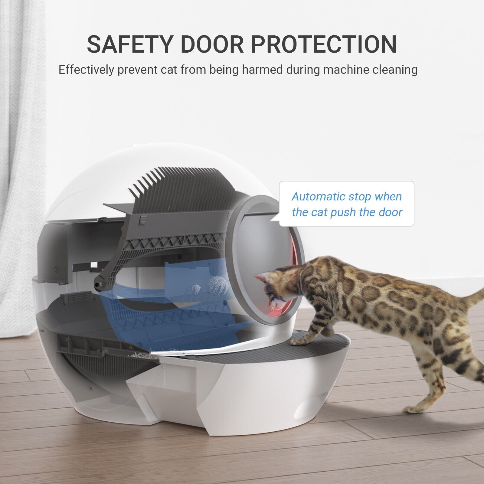 Smart Self-Cleaning WiFi Litter Box