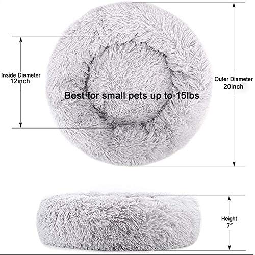 Soft Plush Indoor Cat Bed
