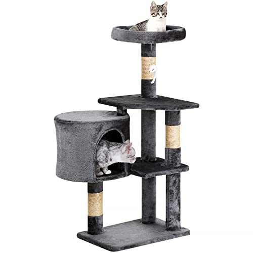 Light Gray Multi-Level Cat Tree Condo