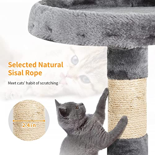 Light Gray Multi-Level Cat Tree Condo
