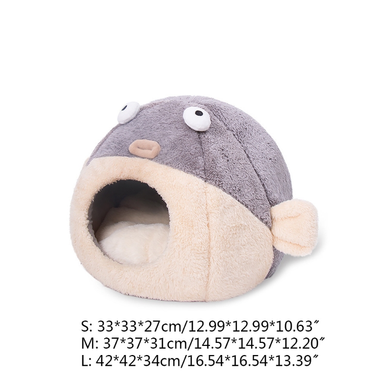 Soft Igloo Cat Bed Cave Tent