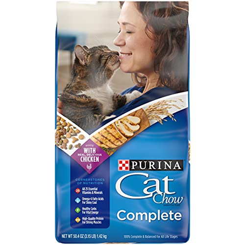 Purina High Protein Complete Cat Food (4 Bags)