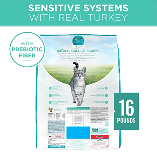 16 lb Purina ONE Sensitive Cat Food Formula