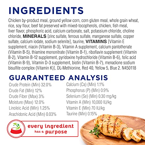 Purina High Protein Complete Cat Food (4 Bags)