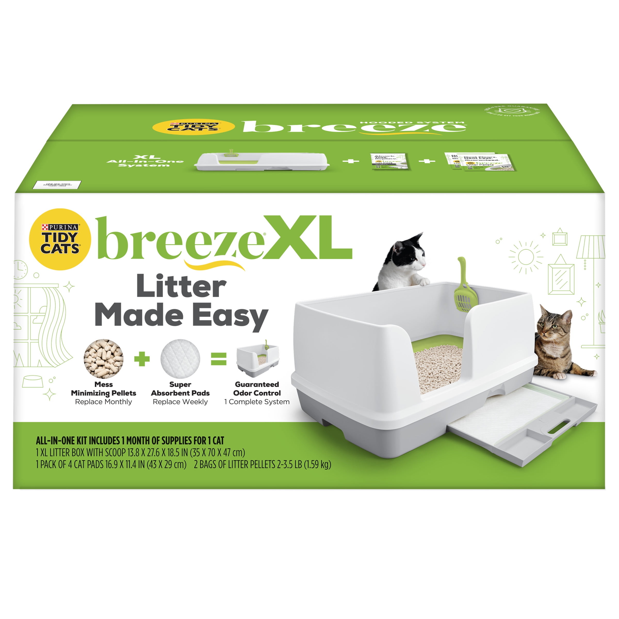 Tidy Cats Breeze Cat Litter Box Kit (XL)