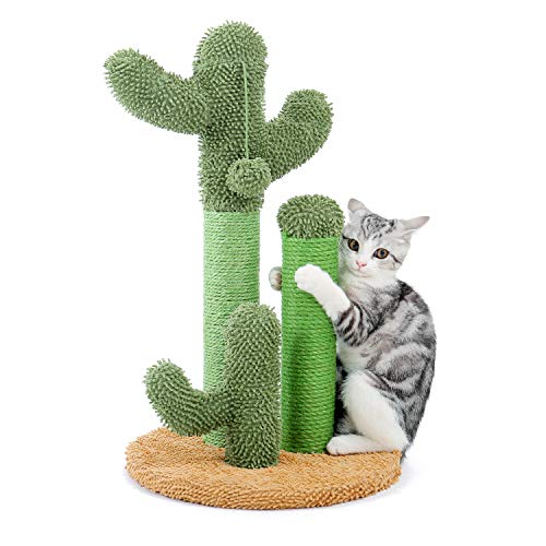 Cactus Cat Scratching Post with 3 Poles - Medium