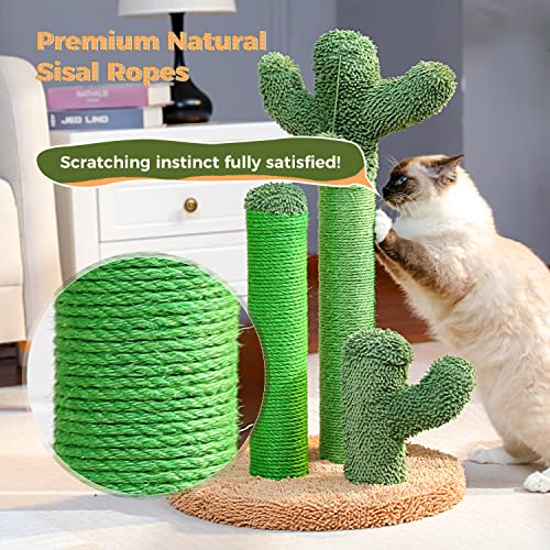 Cactus Cat Scratching Post with 3 Poles - Medium