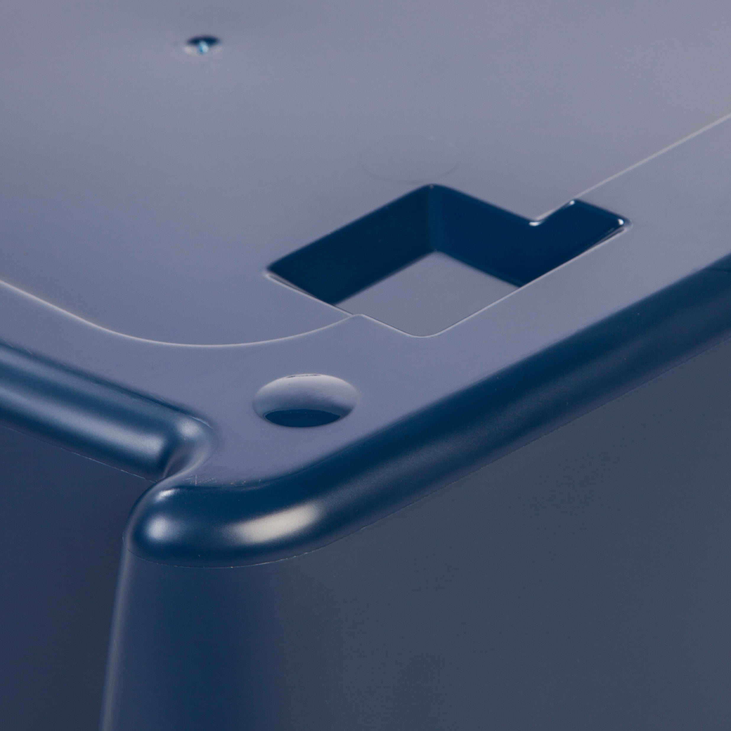 IRIS USA Large Hooded Cat Litter Box, Blue