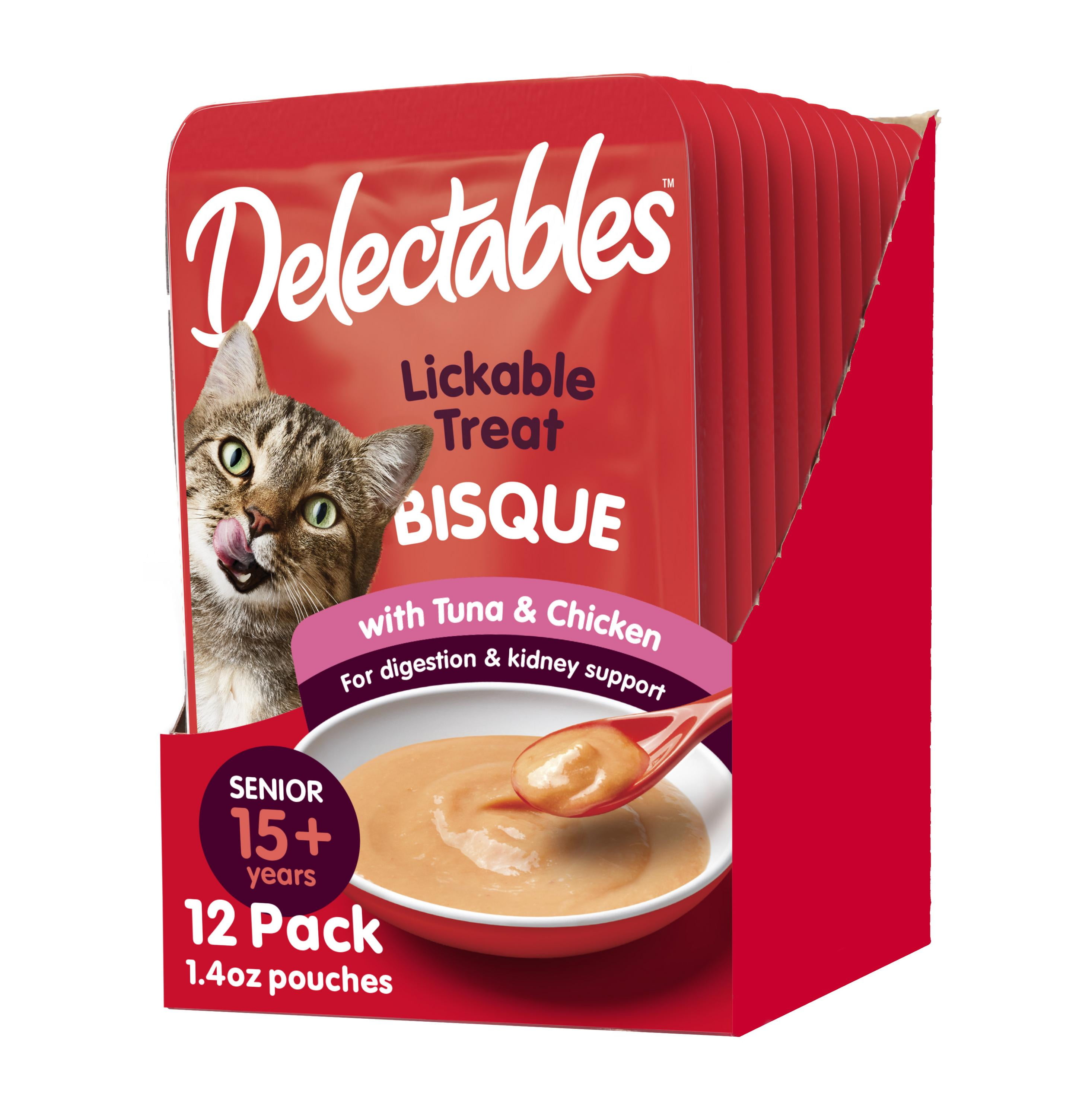 Senior Cat Treats: Tuna & Chicken Bisque (12pk)
