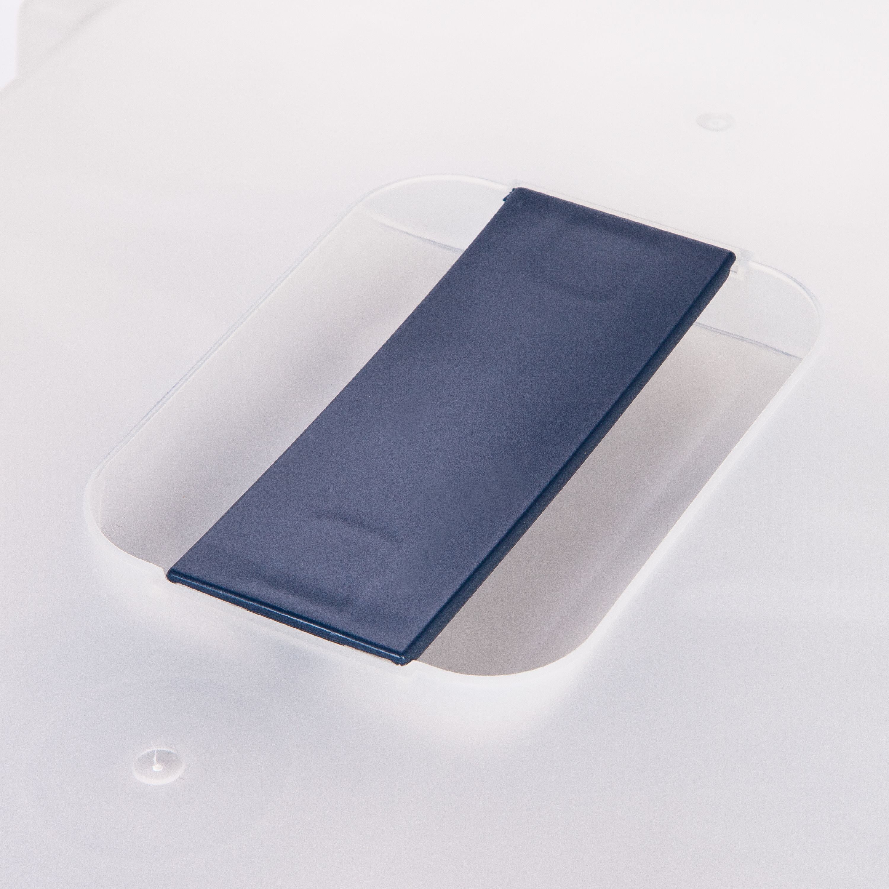 IRIS USA Large Hooded Cat Litter Box, Blue