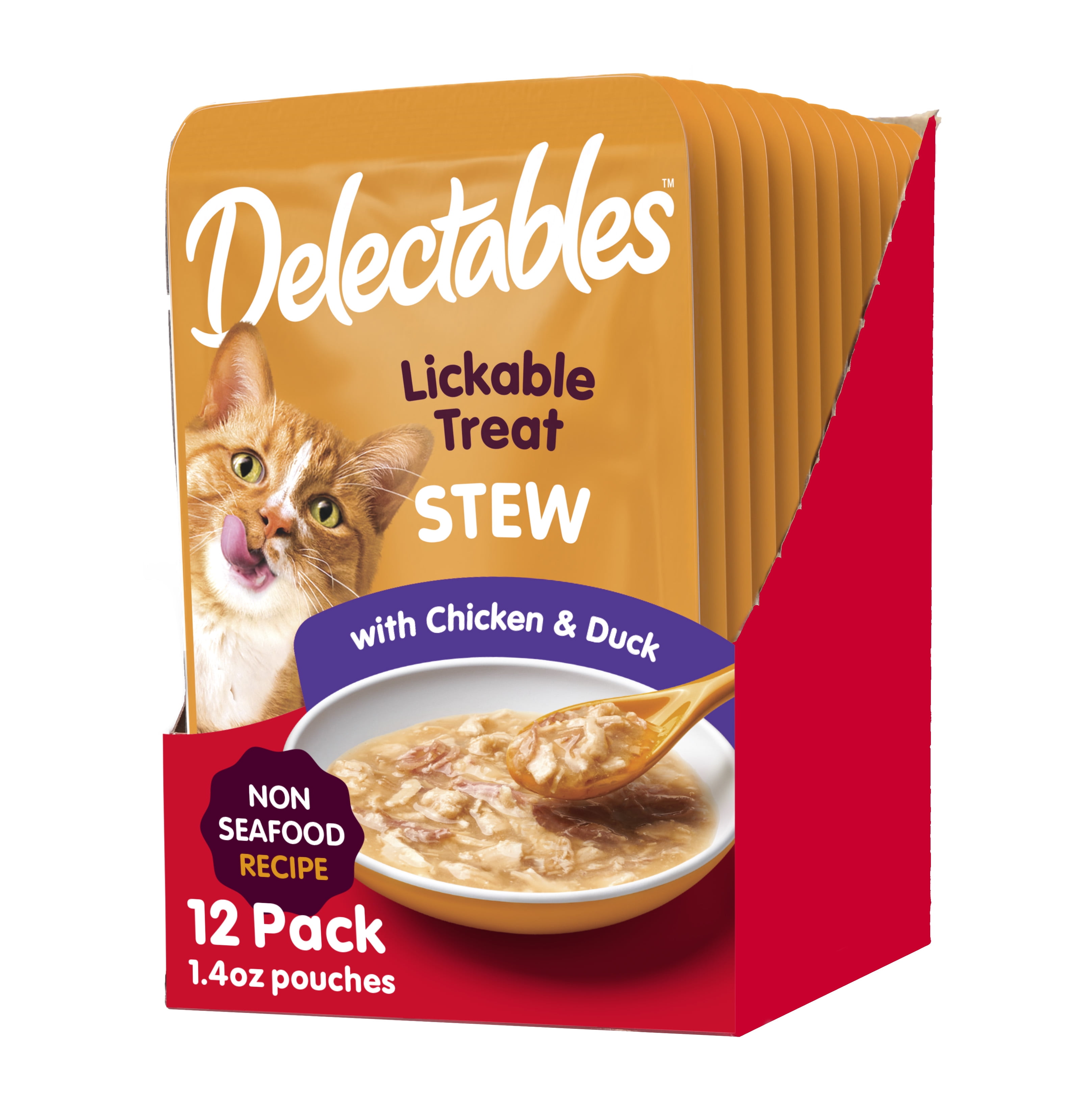 Chicken and Duck Delectables Stew Cat Treats (12pk)