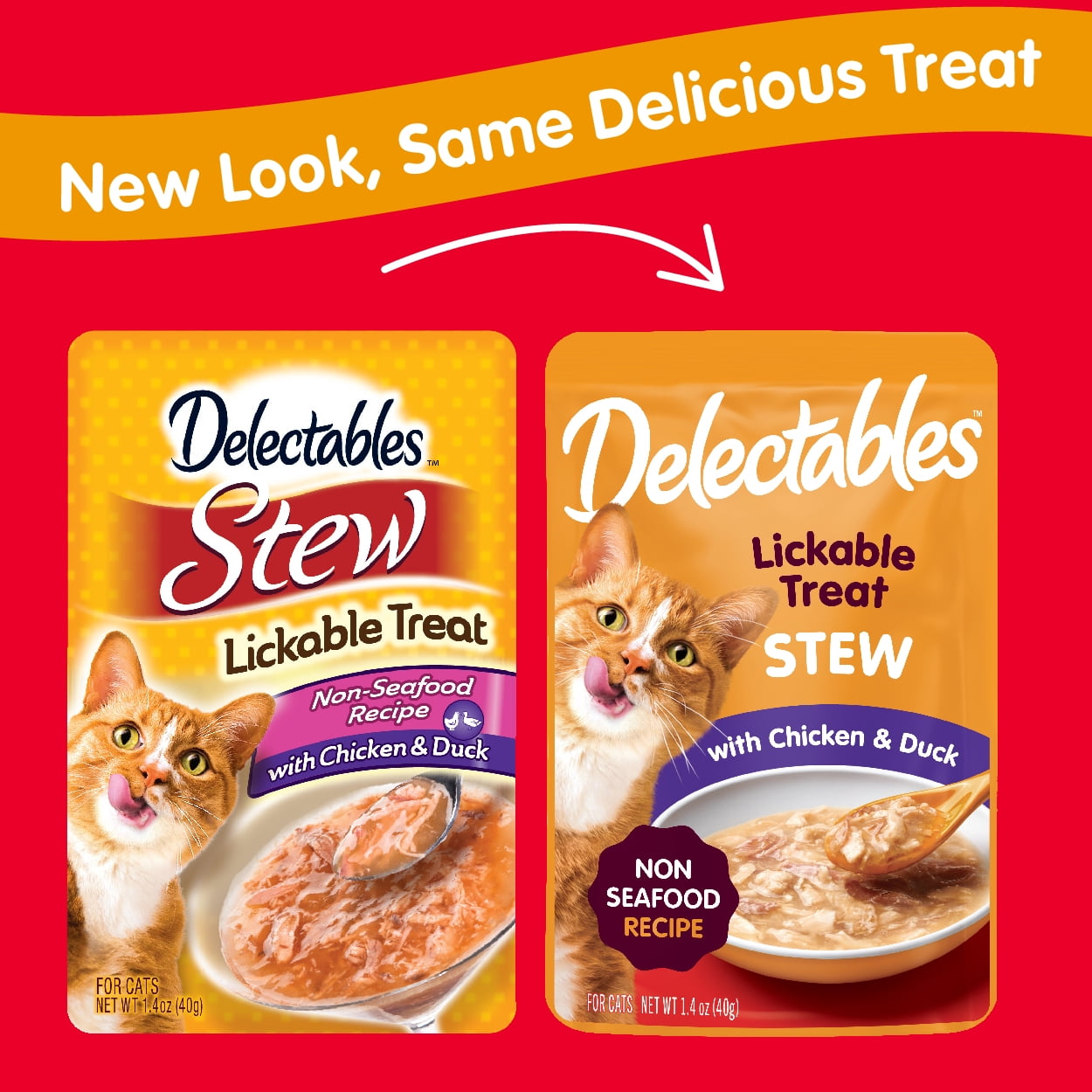 Chicken and Duck Delectables Stew Cat Treats (12pk)