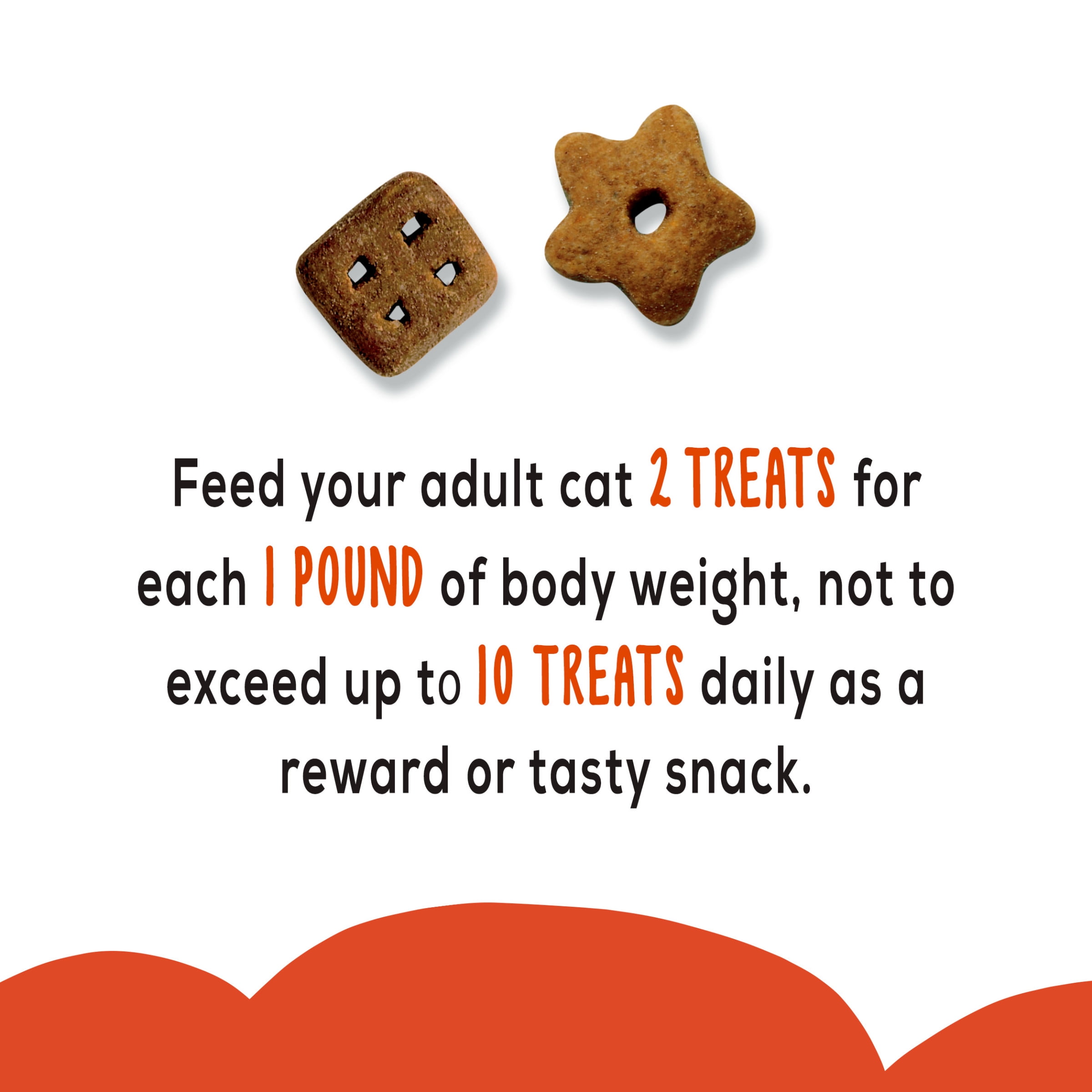 Chicken and turkey flavor cat treats - 30oz