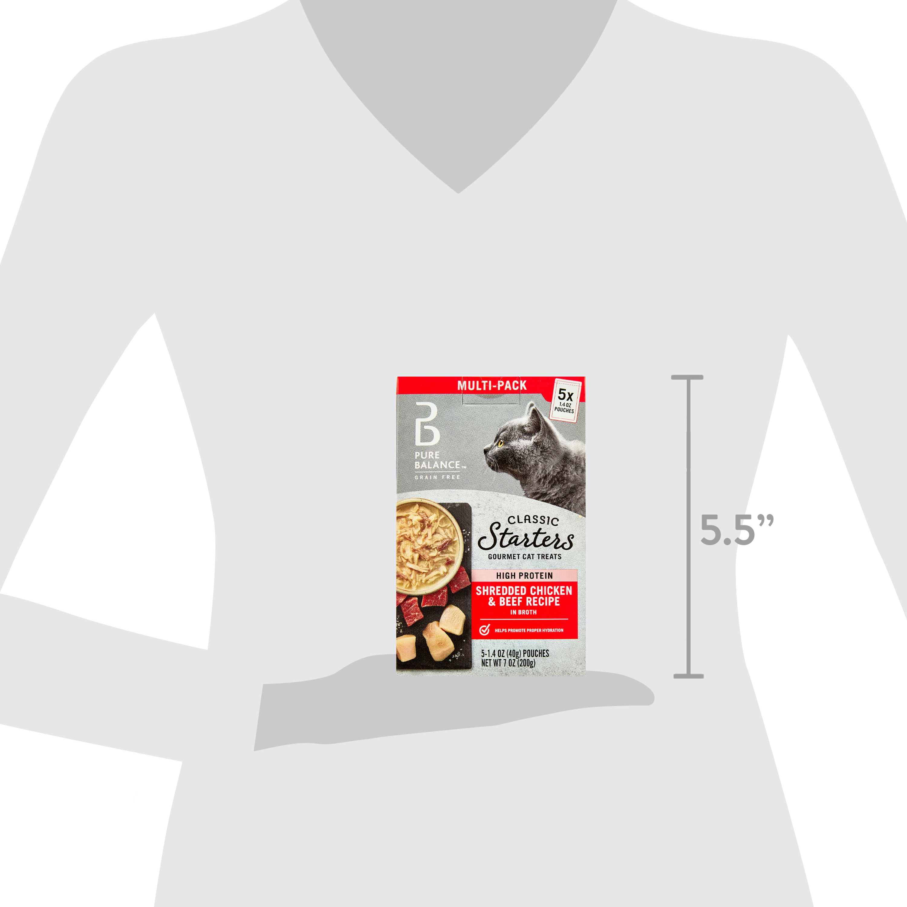 Gourmet Cat Treats with Chicken & Beef (5 Pack)