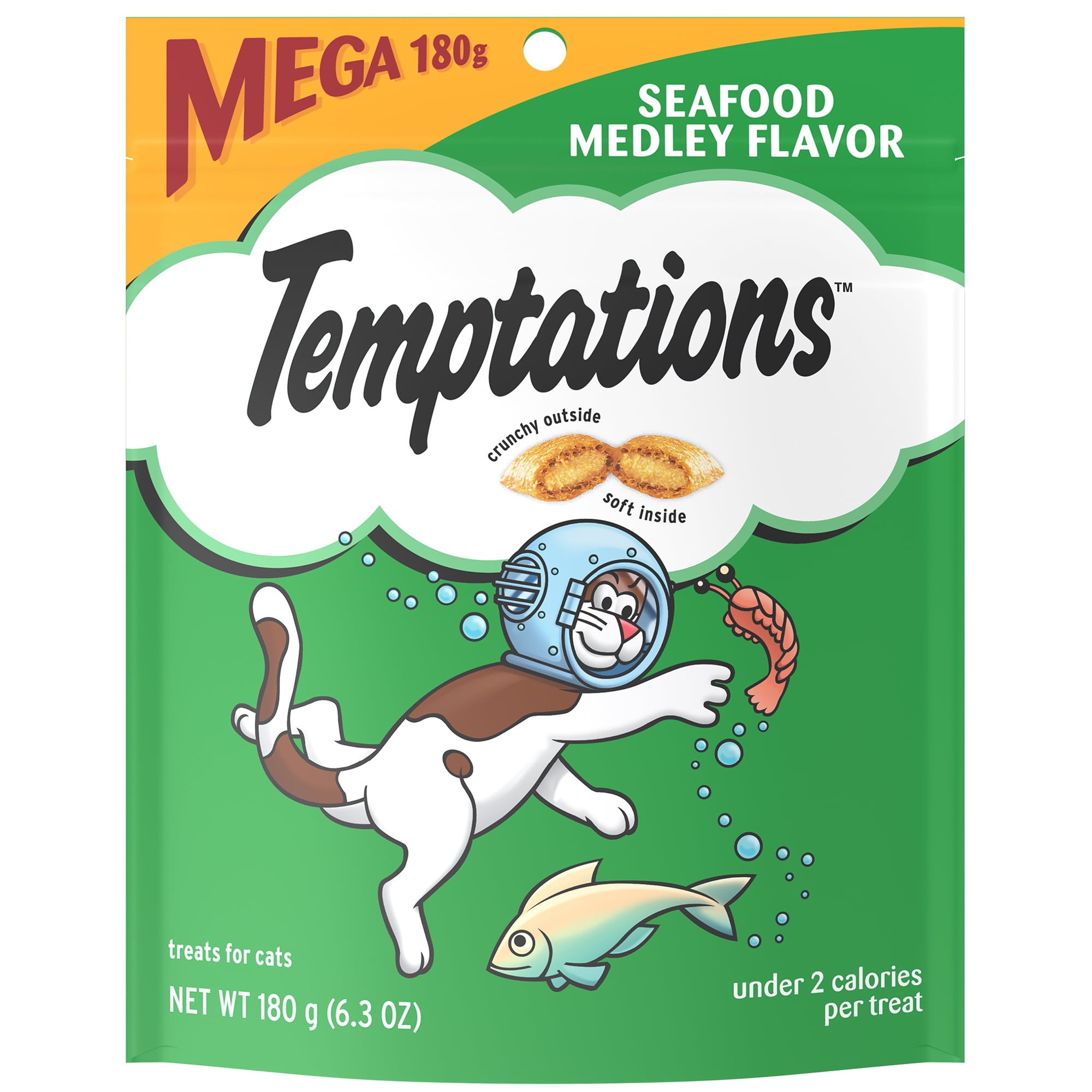 Seafood Medley Cat Treats, 6.3 oz