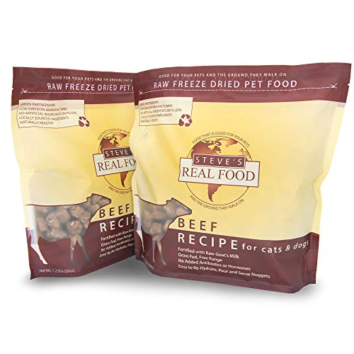 Steve's Freeze-Dried Raw Beef Diet for Cats x2