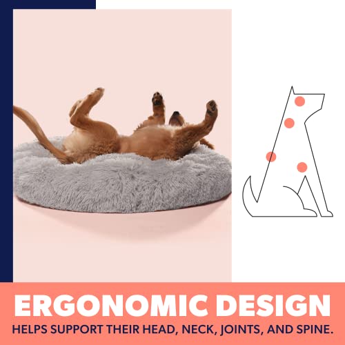 Plush Calming Dog Cat Bed