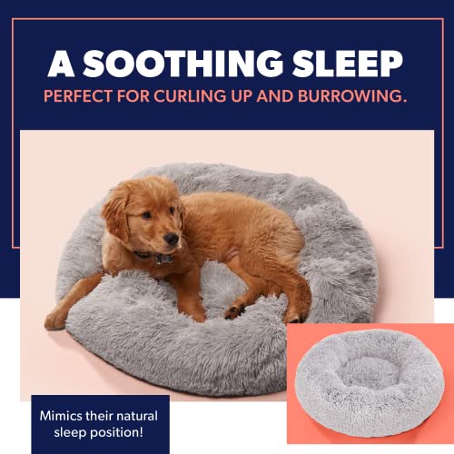 Plush Calming Dog Cat Bed