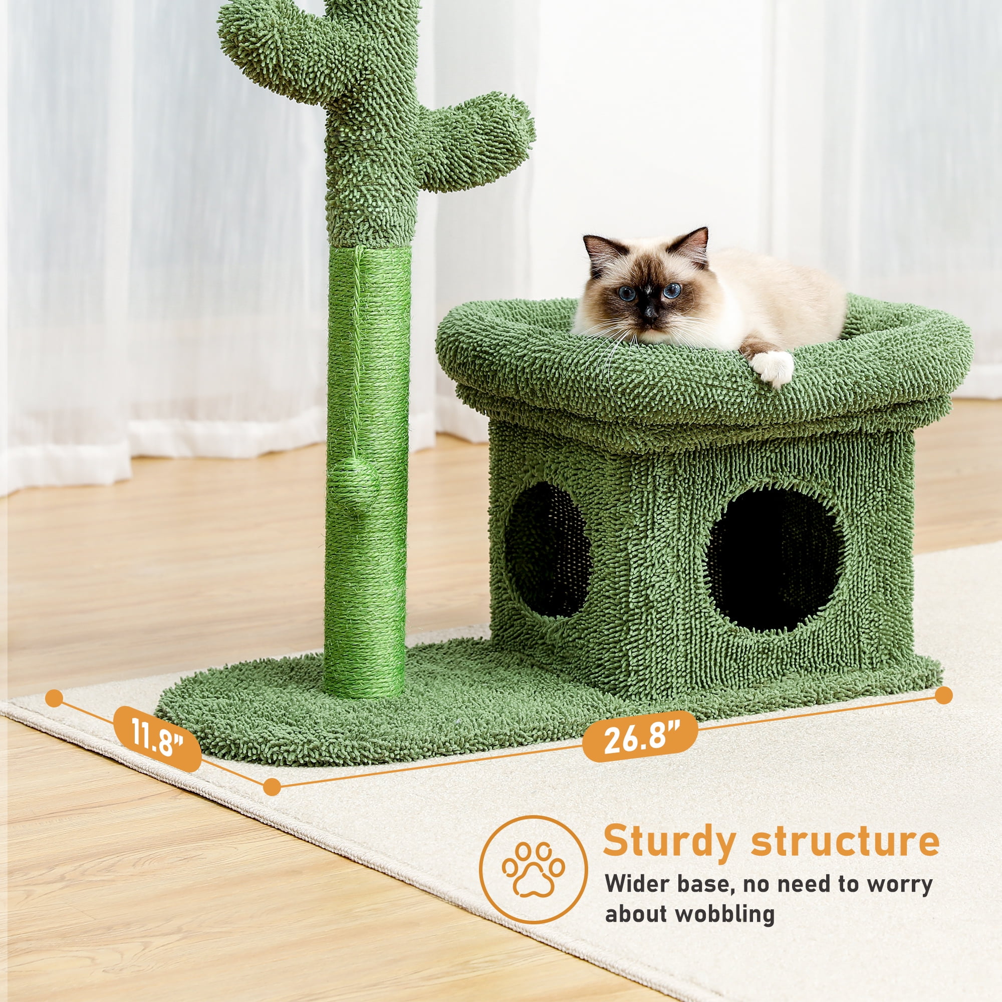 Cactus Cat Tree Condo for Small Cats