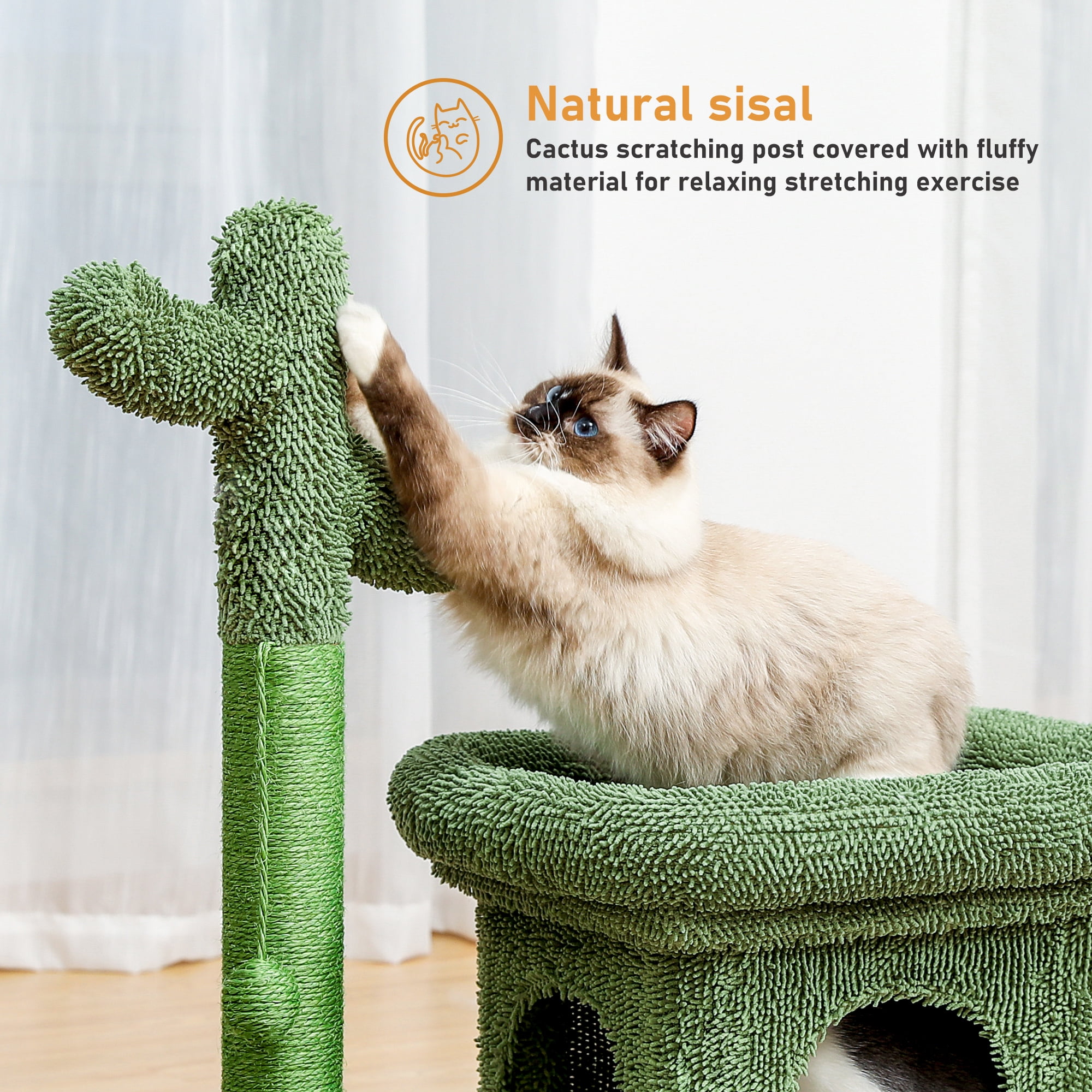 Cactus Cat Tree Condo for Small Cats