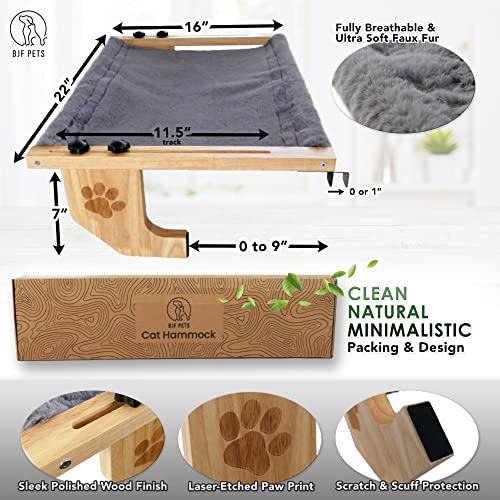 Large Cat Window Perch with Hammock