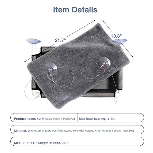 360° Sunbathe Cat Window Perch