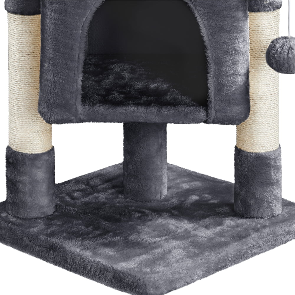 Topeakmart Cat Tree Condo - Dark Gray