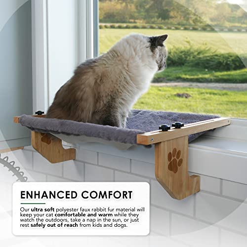 Large Cat Window Perch with Hammock