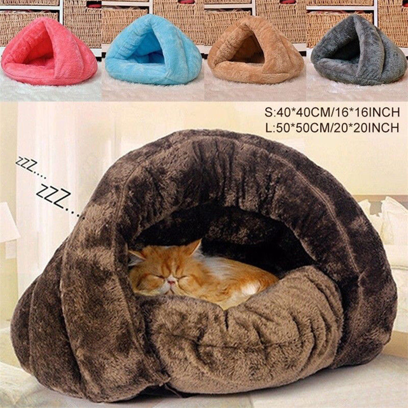 Soft Cat Igloo Bed House Kennel