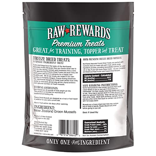 Freeze-dried Green-Lipped Mussel Cat Treats